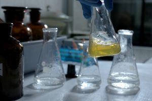 chemistry-laboratory-glassware-with-samples-2022-01-28-09-41-22-utc